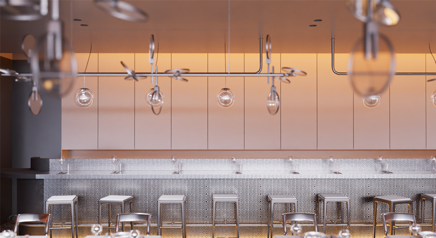 Coffee Shop Interior Space